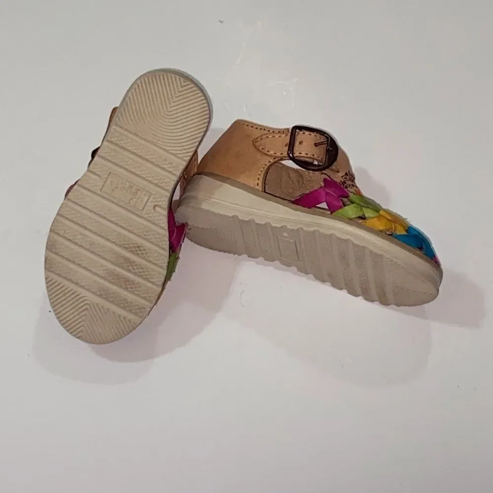 🥰Tres Reinas Original Leather Blue Tag Detailed Craftsmanship Kids Shoes Size 6C